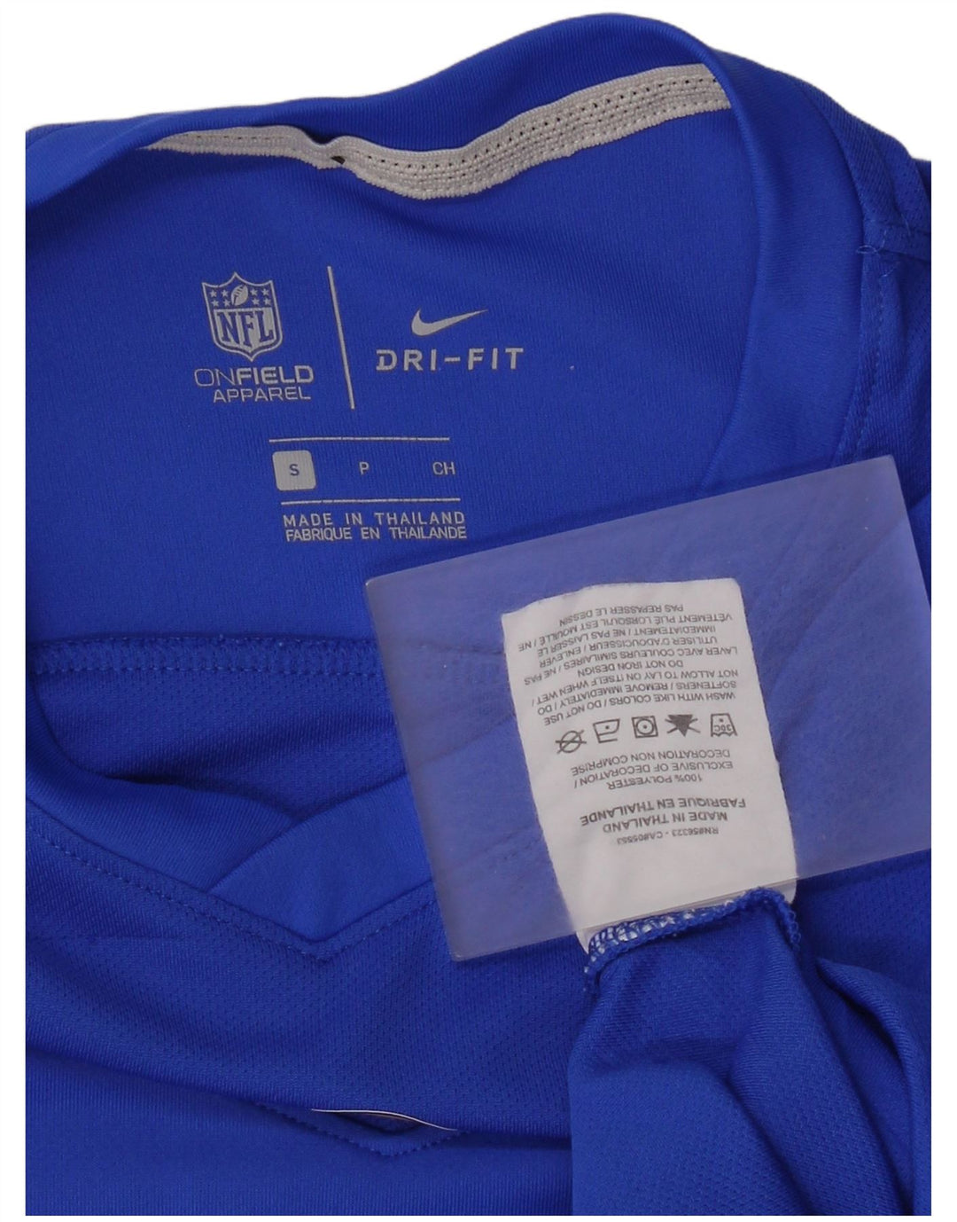 Nike Los Angeles Rams Graphic Top à manches longues pour femme UK 10 Petit Bleu