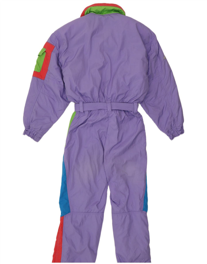 Ellesse Combinaison de Ski Femme IT 44 Violet Moyen Colorblock Polyester