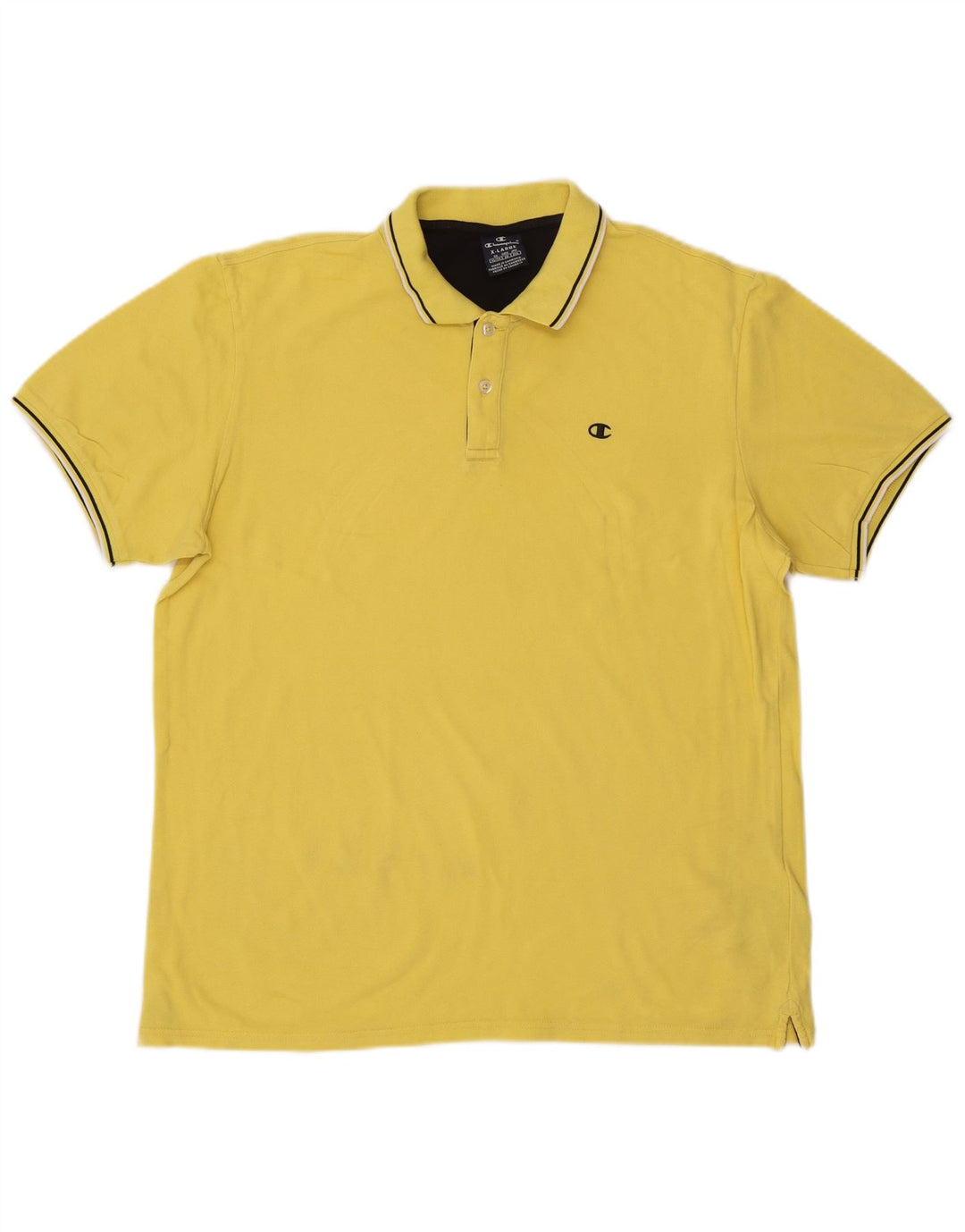 CHAMPION Polo Homme XL Jaune Coton