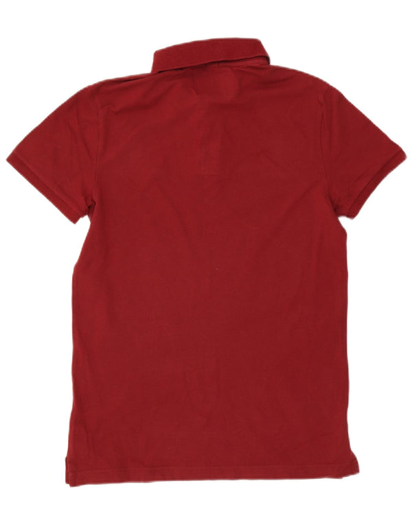 Hollister Polo Homme Petit Bordeaux