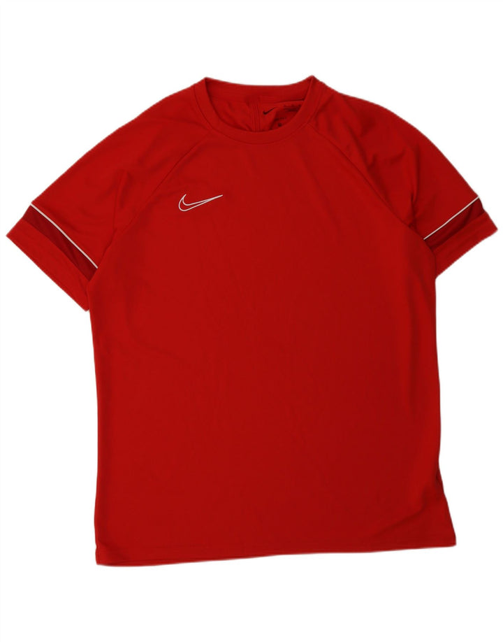 Nike Hommes Dri Fit T-Shirt Haut XL Rouge Polyester