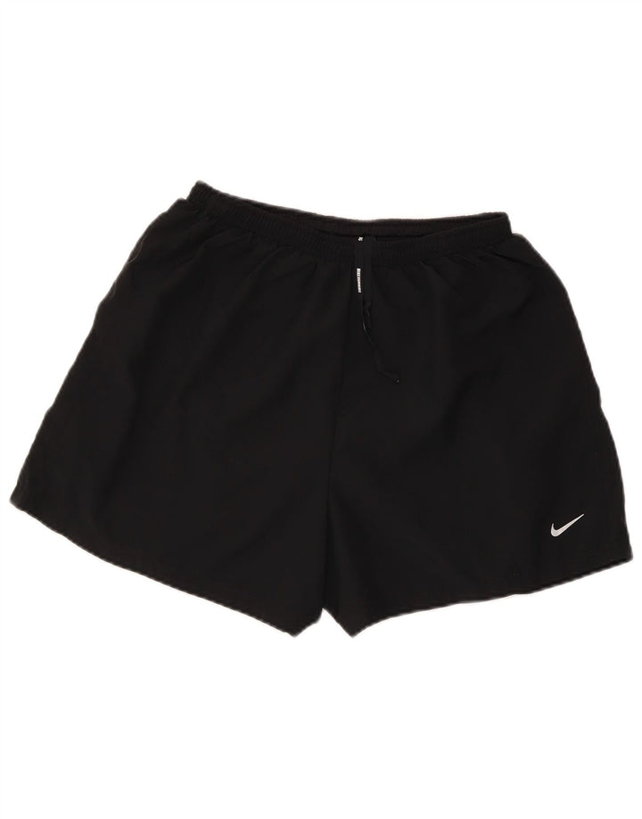 Nike Short de sport régulier pour femme UK 12 Noir moyen