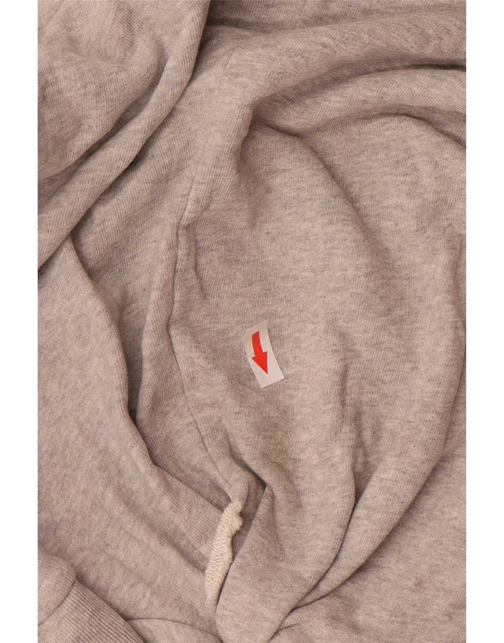 All Saints Pull-over surdimensionné pour femme UK 10 Small Gris Coton