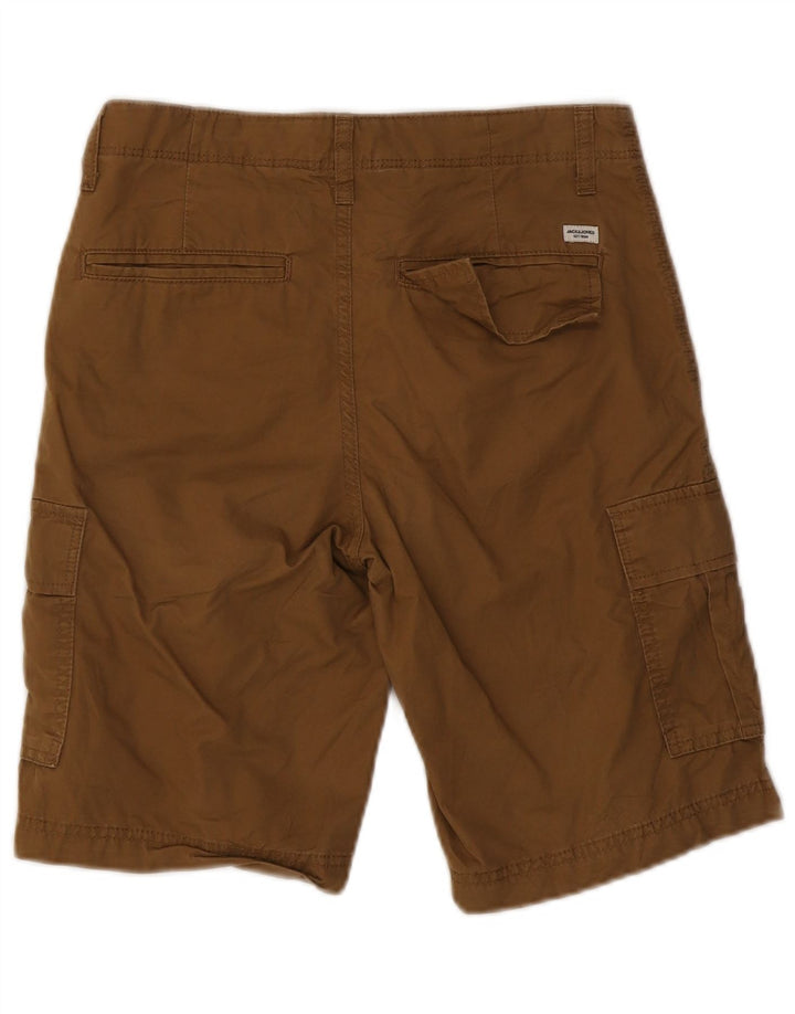 Jack & Jones Short Cargo Homme XS W30 Kaki Coton