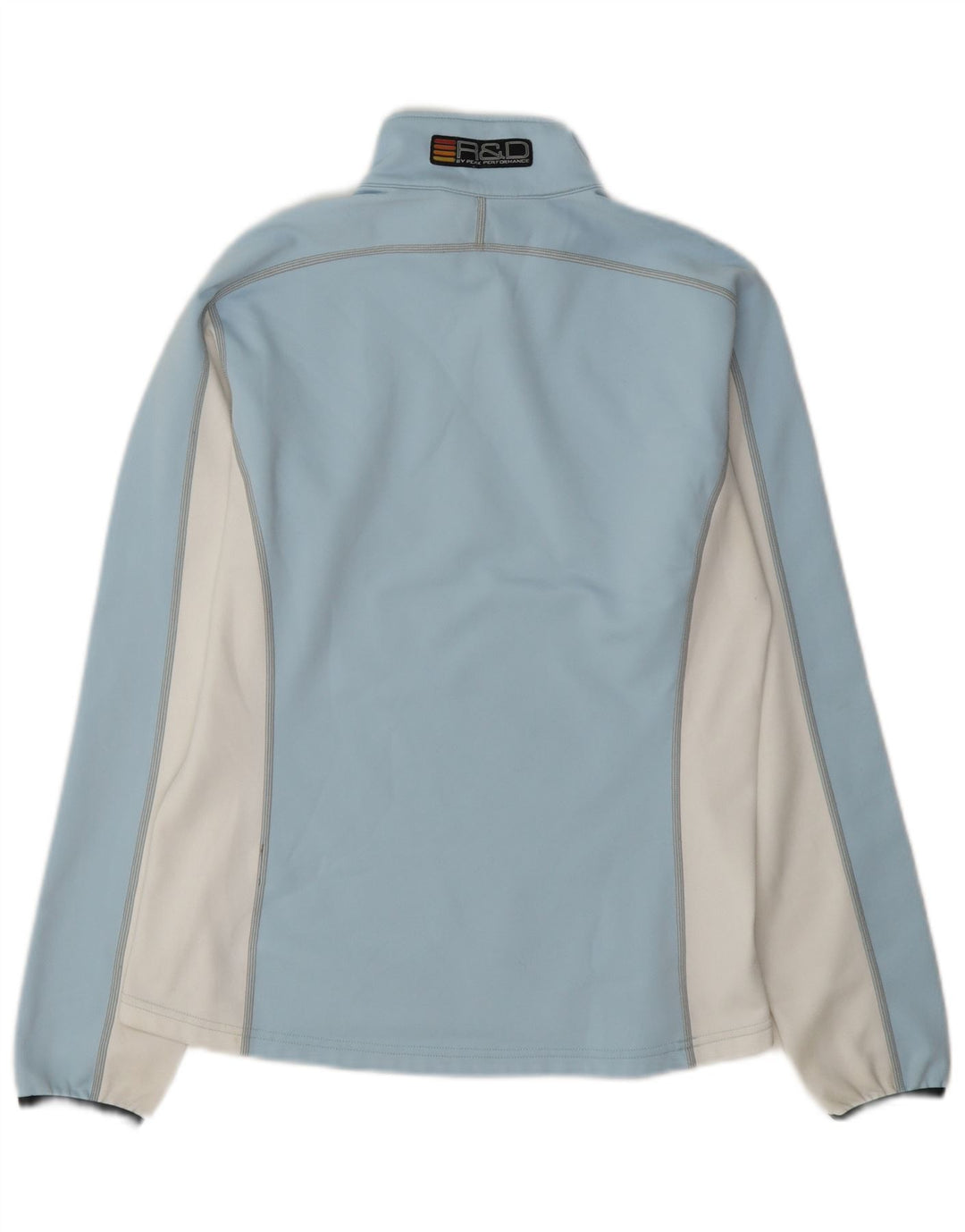 Peak Performance Sweat-shirt pour femme UK 12 Bleu moyen Colourblock