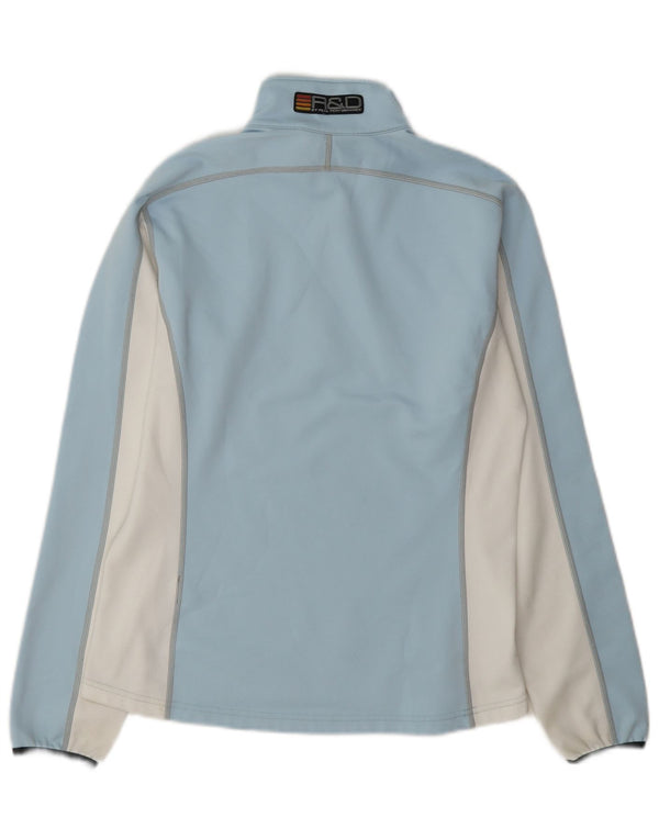 Peak Performance Sweat-shirt pour femme UK 12 Bleu moyen Colourblock
