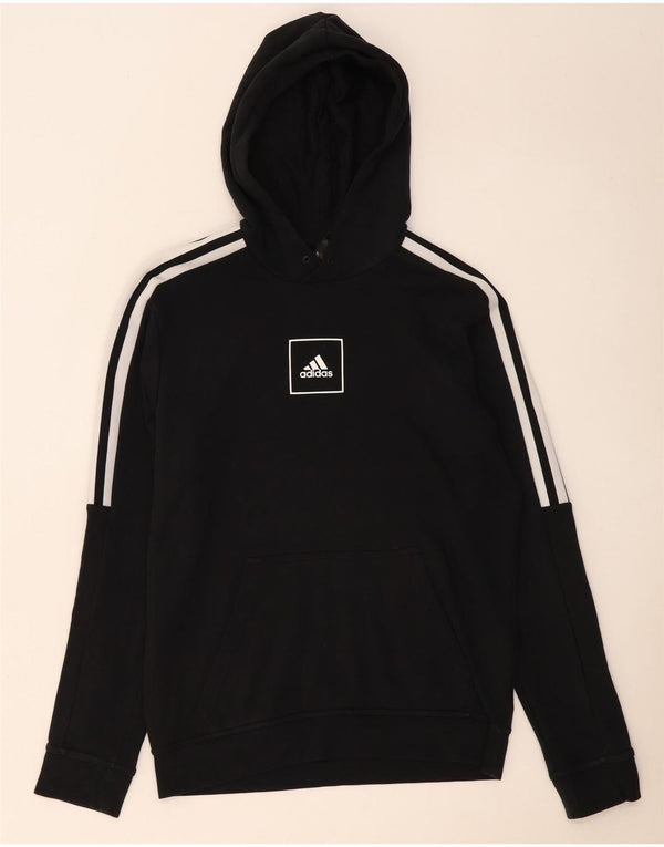 Adidas Pull à capuche pour homme en coton noir moyen