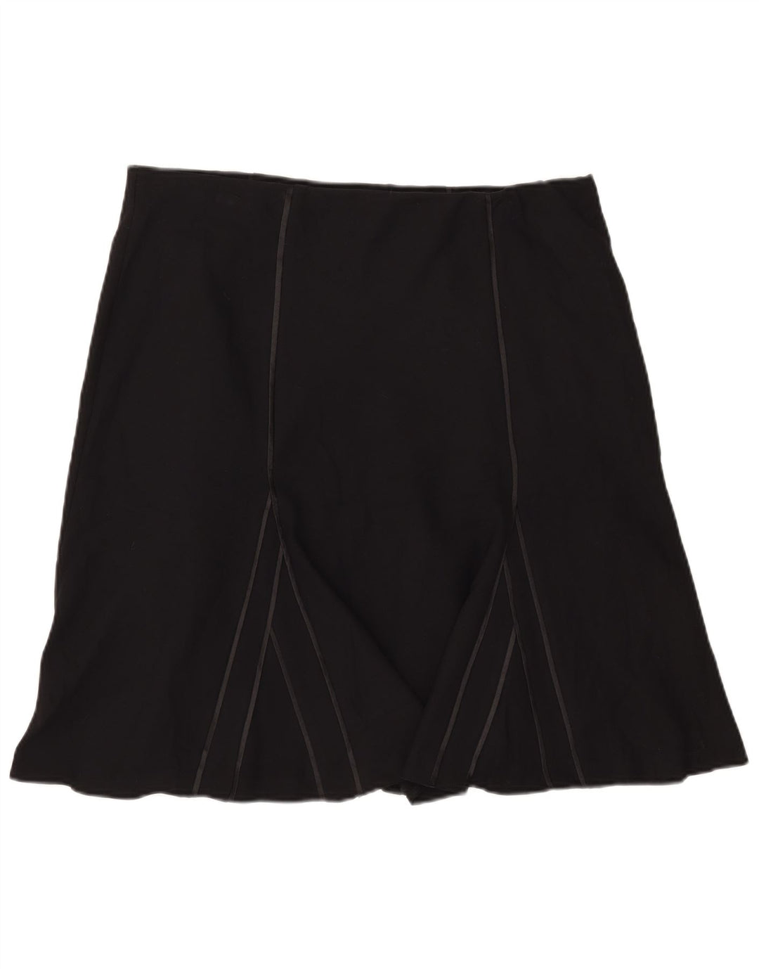 Marks & Spencer Jupe trapèze pour femme UK 18 XL W40 Noir Polyester