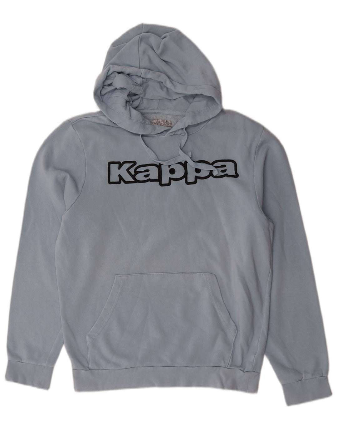 Kappa Pull à Capuche Graphique Homme Bleu Moyen Coton