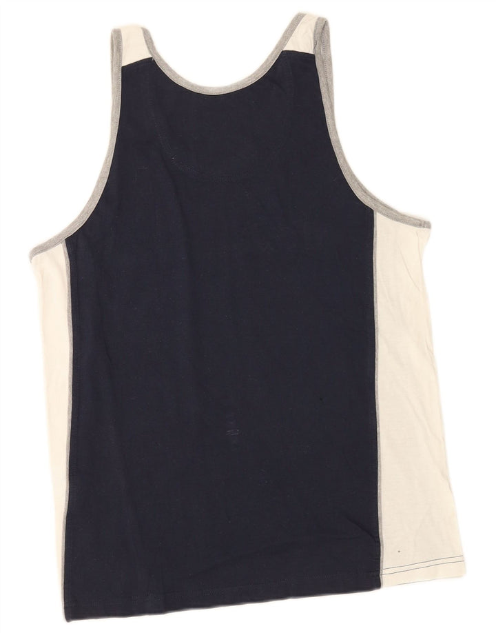 Champion Débardeur Graphique Homme Bleu Marine Moyen Coton Colorblock