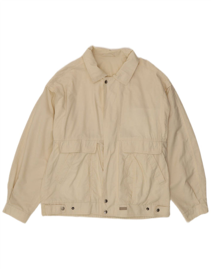 Melka Veste Bomber Homme EU 50 Grand Coton Blanc Cassé