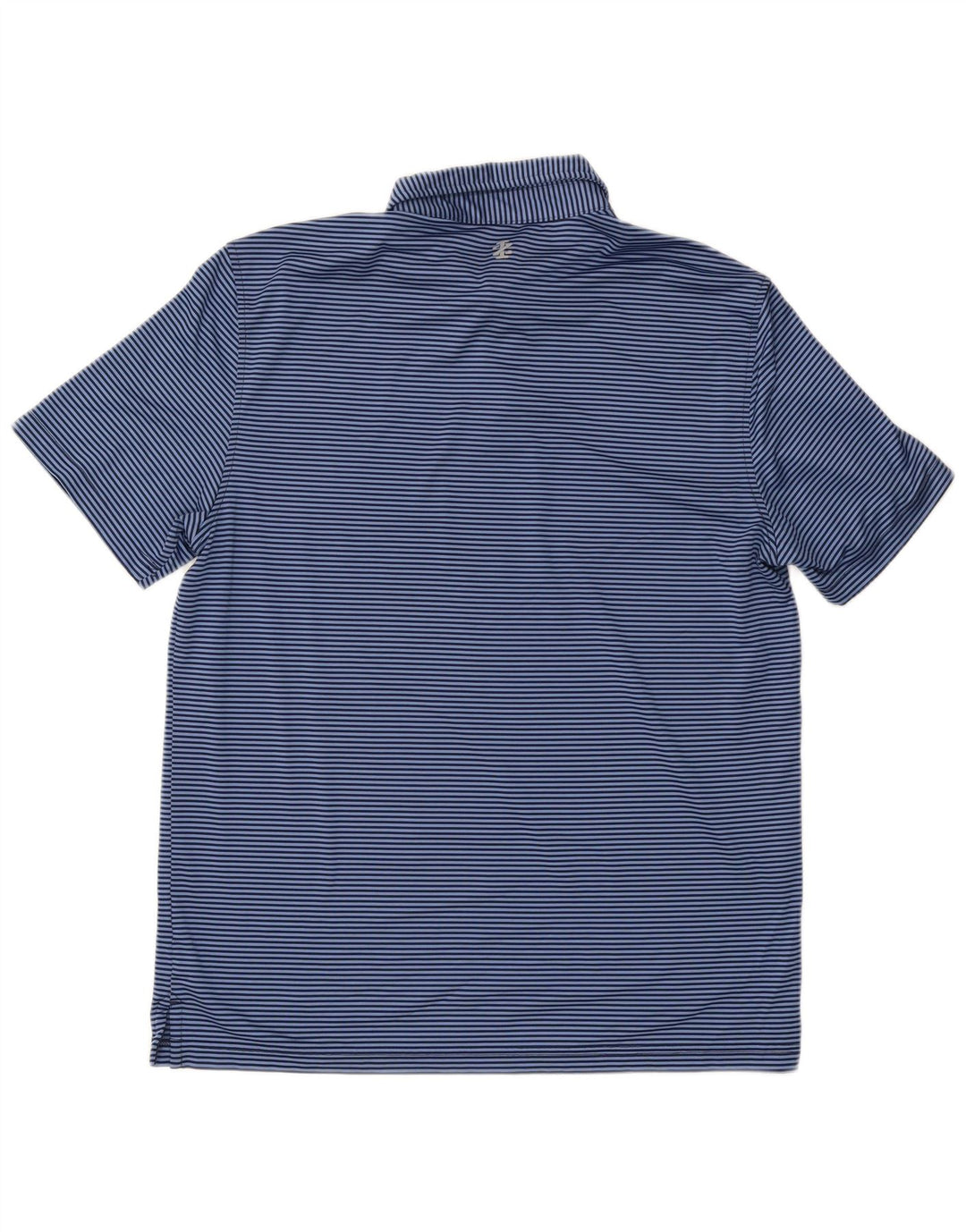Izod Polo Homme Bleu Moyen Rayures Polyester