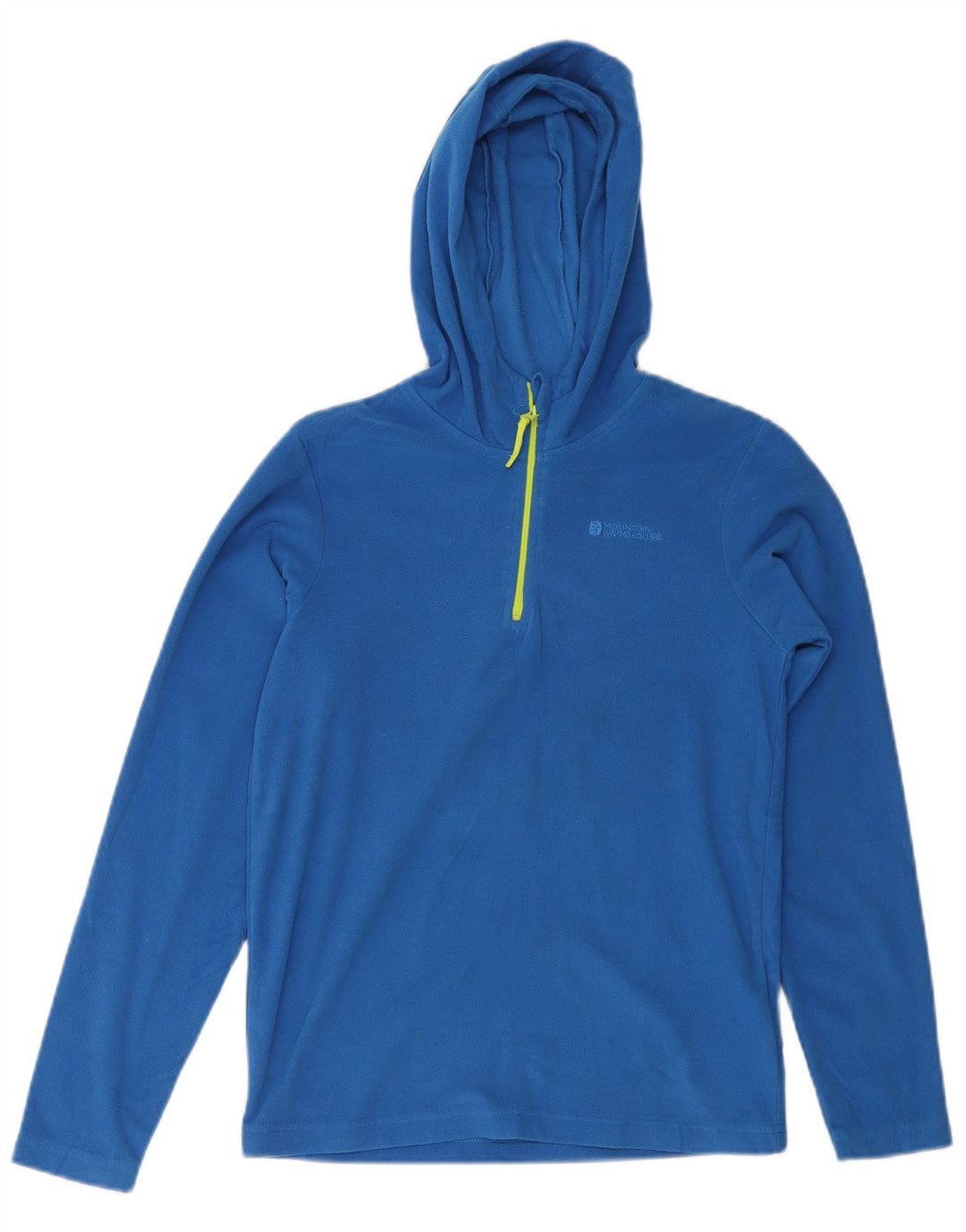 MOUNTAIN WAREHOUSE Pull Polaire à Capuche et Col Zippé pour Garçon 11-12 Ans Bleu