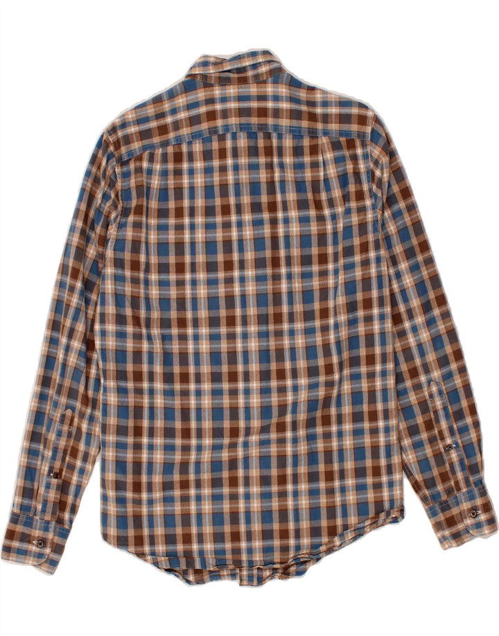 J. CREW Mens Shirt Small Beige Check Cotton Vintage J. Crew and Second-Hand J. Crew from Messina Hembry 