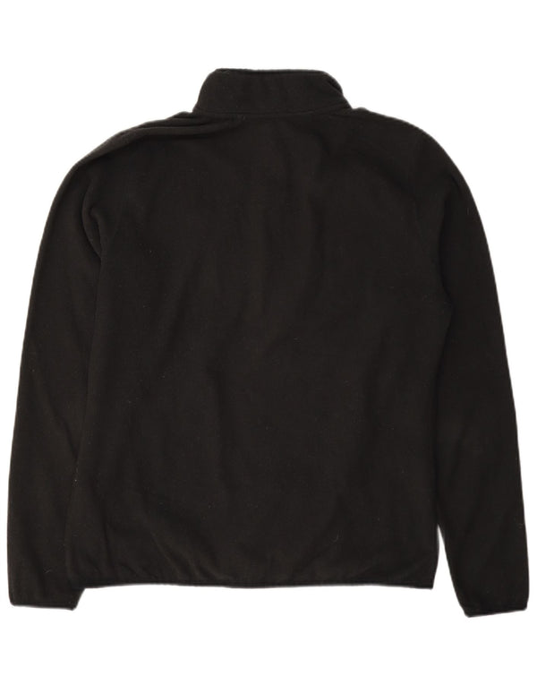 The North Face Pull polaire à col zippé pour femme UK 16 Large Noir Polyester