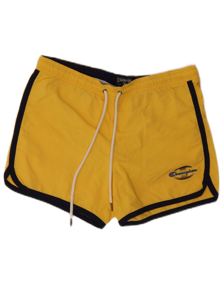 Champion Short de Bain Homme Jaune Moyen