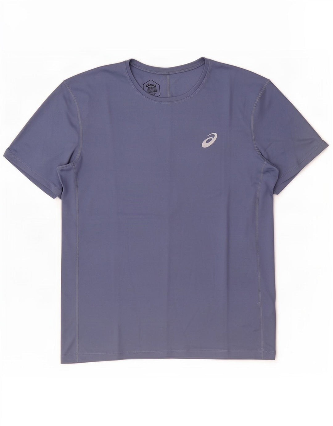 Asics T-Shirt Homme Haut Large Bleu Marine Polyester