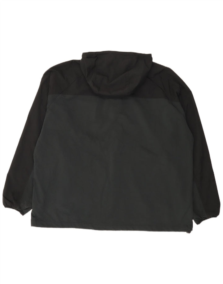 Columbia Veste de survêtement à capuche pour homme 2XL Noir Colorblock Polyester