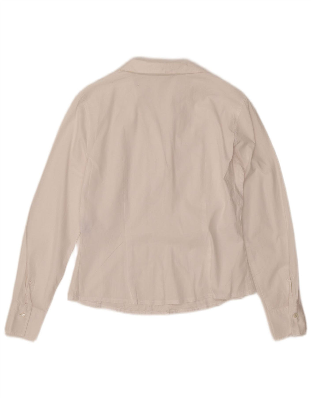 NARACAMICIE Chemise de smoking pour femme UK 12 Coton blanc moyen