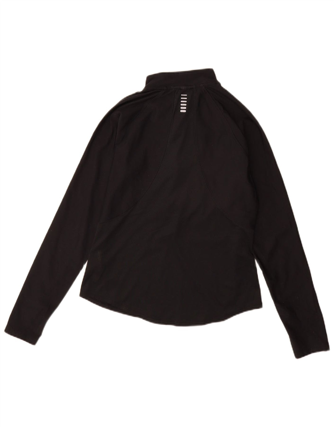 Under Armour Heat Gear Haut à manches longues pour femme UK 10 Small Noir Élastomère