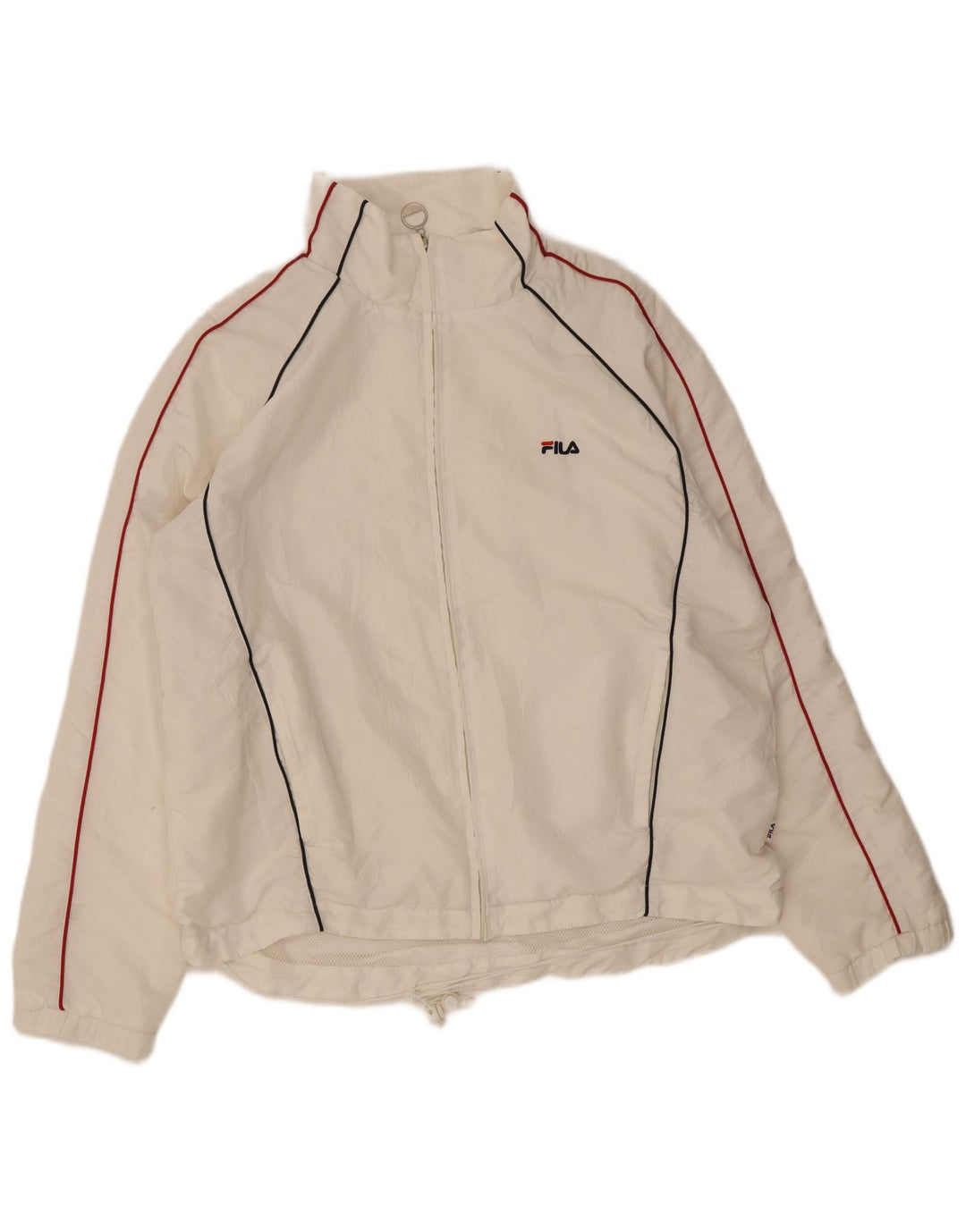 Fila Veste de survêtement pour homme XL Blanc Polyester