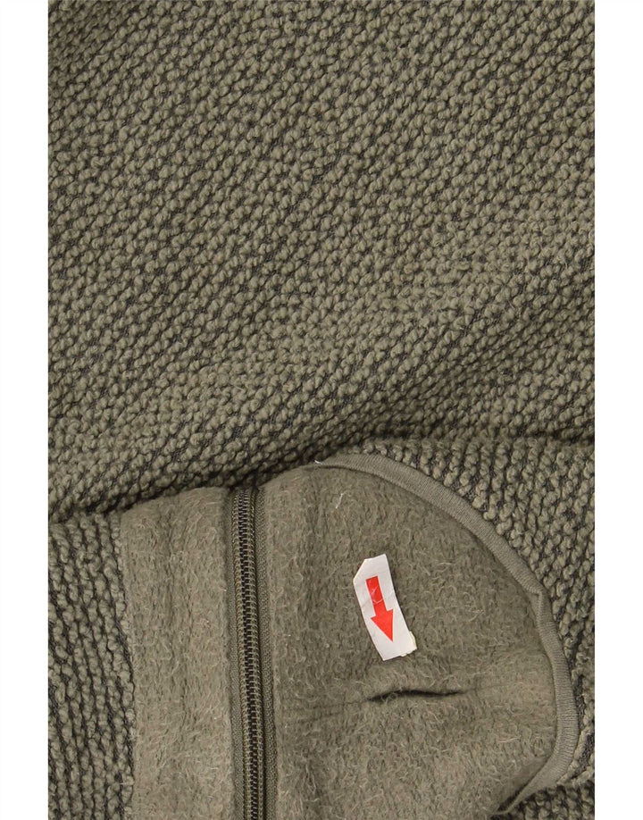 Weird Fish Sweat-Shirt Homme Petit Kaki Coton