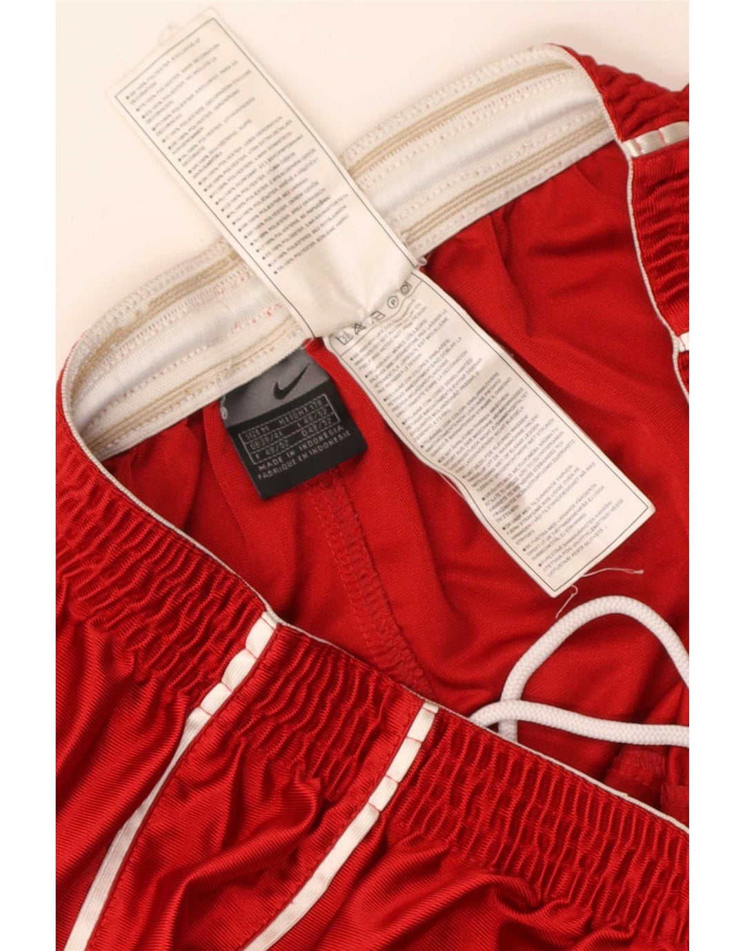 Nike Short de sport pour homme Rouge moyen Polyester
