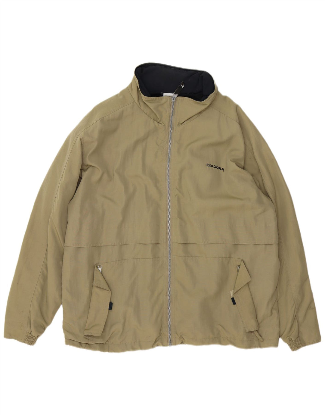 DIADORA Veste de pluie coupe ample pour homme UK 38 Kaki moyen Polyamide