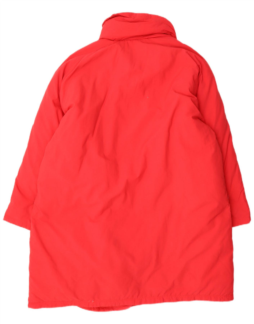 Belfe Manteau matelassé surdimensionné à double boutonnage pour femme UK 14 Rouge moyen