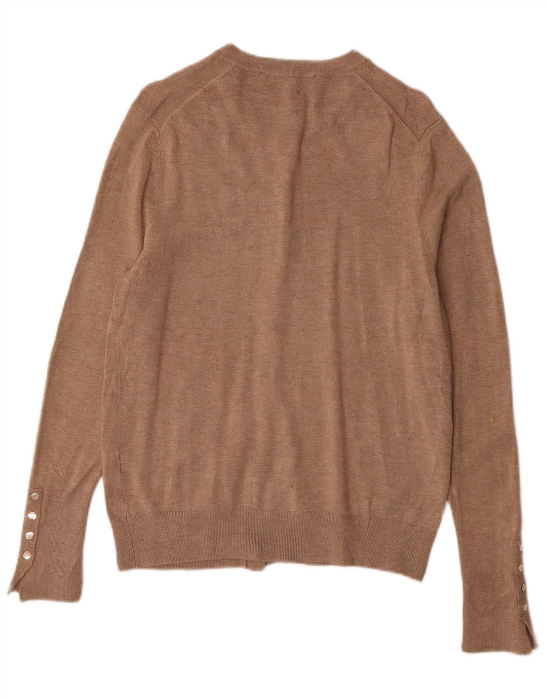 Zara Cardigan Femme Pull UK 14 Large Marron
