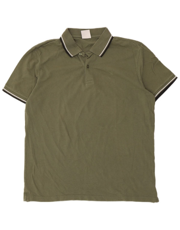 Diadora Polo Homme 2XL Kaki Rayé Coton