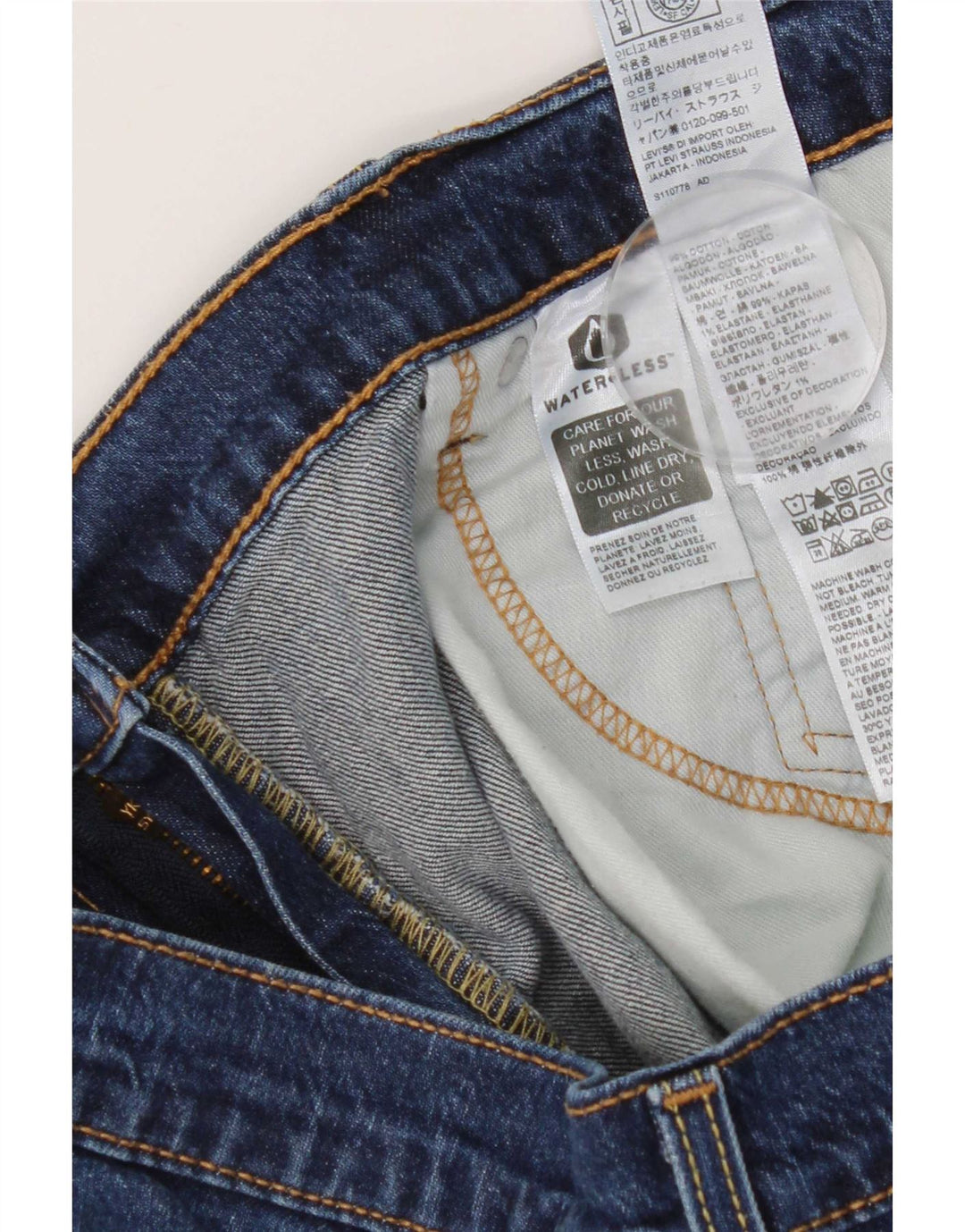 Levi's Jean Droit 505 Homme Bleu W40 L22 Coton