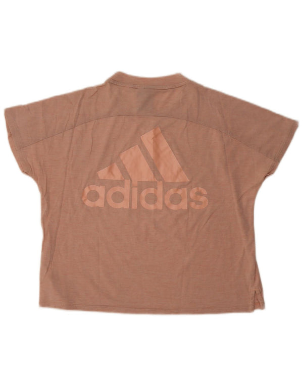 Adidas T-shirt graphique surdimensionné pour femme UK 4/6 XS Rose