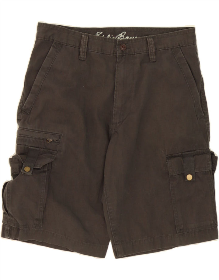 EDDIE BAUER Mens Cargo Shorts W32 Medium Grey Cotton Vintage Eddie Bauer and Second-Hand Eddie Bauer from Messina Hembry 