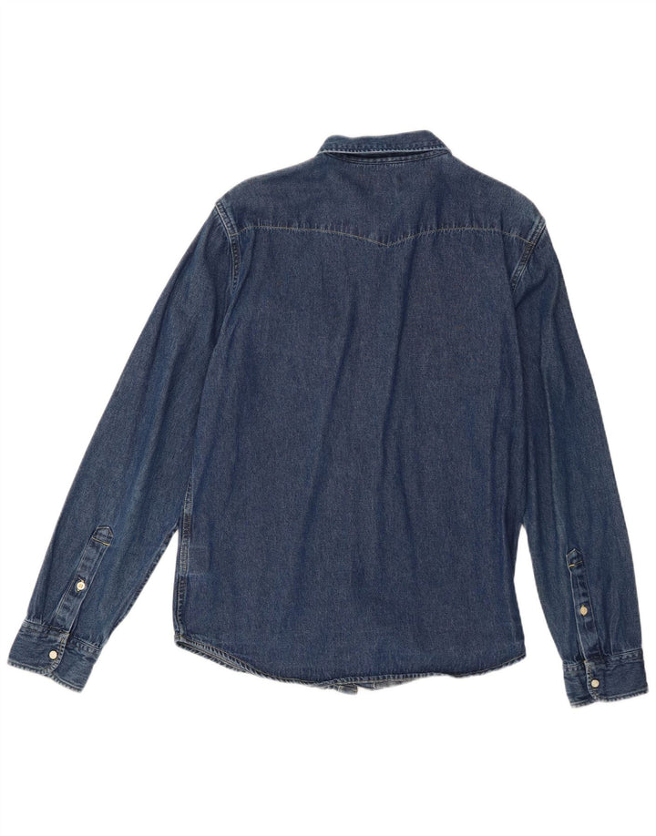 Lee Chemise en Jean Homme Large Bleu Coton