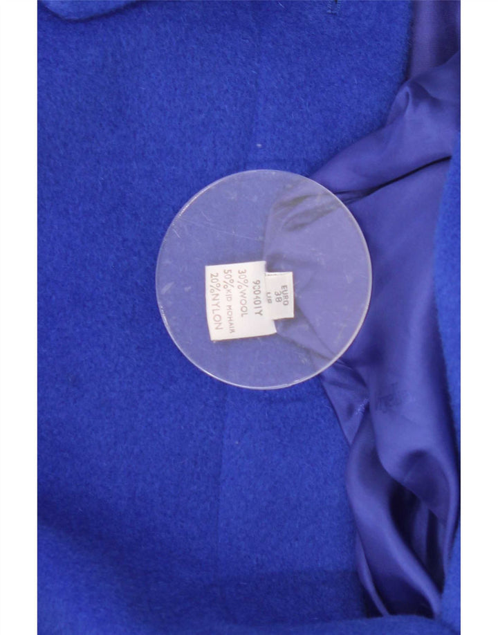 Viyella Manteau surdimensionné pour femme UK 12 Bleu moyen Mohair