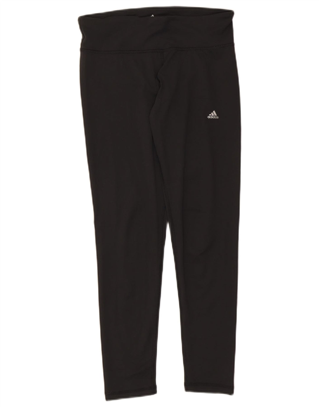 Adidas Climalite Leggings UK 12/14 Medium Noir Polyester