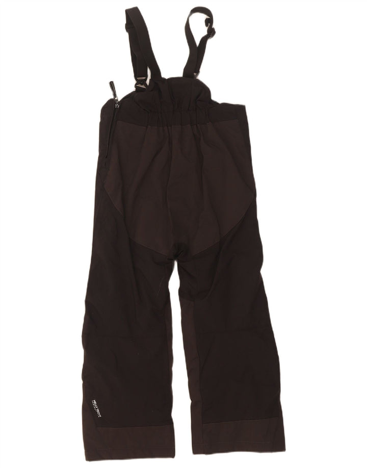 Helly Hansen Pantalon de ski pour garçon Graphic Dungarees 5-6 ans Noir Polyamide