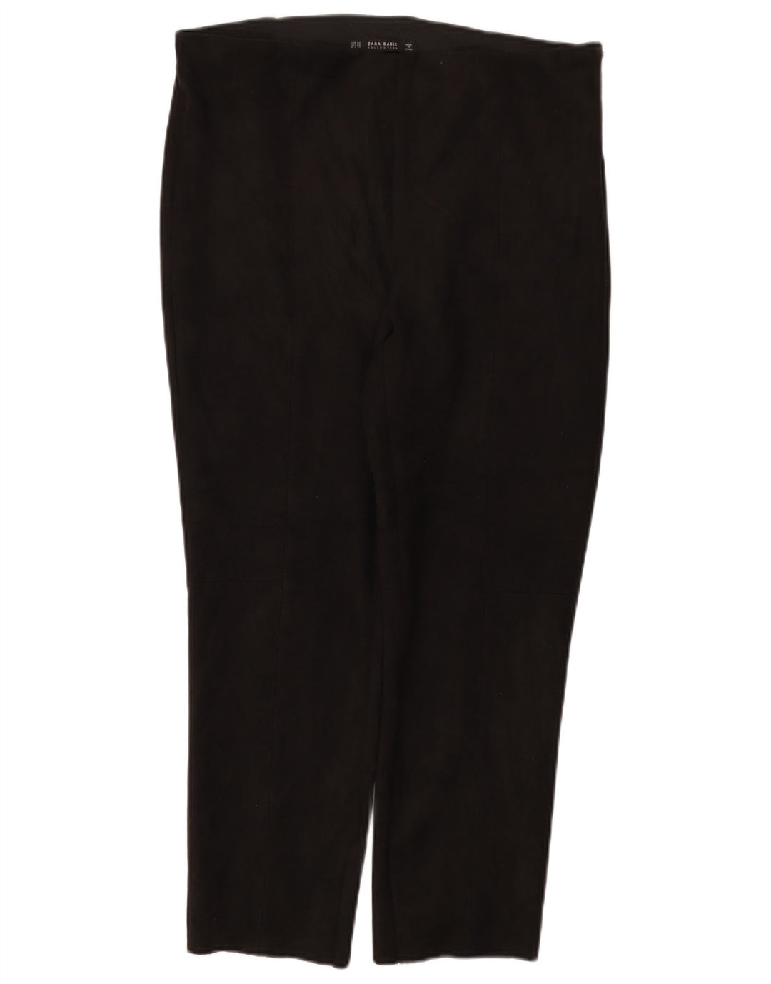 Zara Pantalon court slim pour femme 2XL W34 L26 Polyester noir