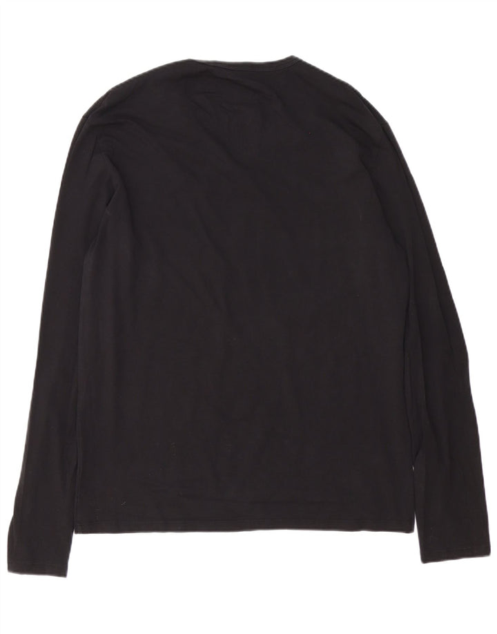 Guess Haut Graphique Homme Manches Longues XL Noir Coton