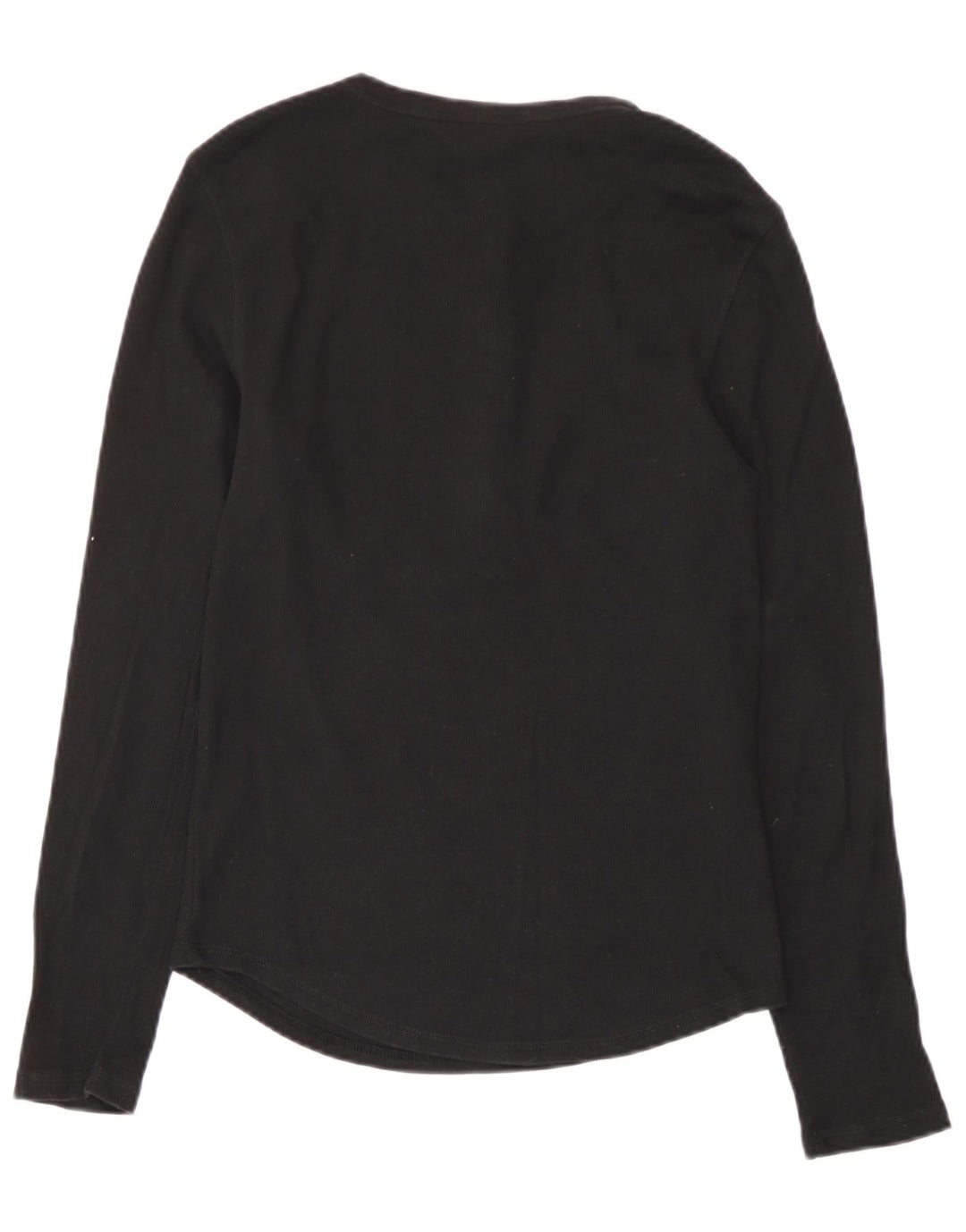 Marks & Spencer Haut à manches longues pour femme UK 10 Small Noir Coton