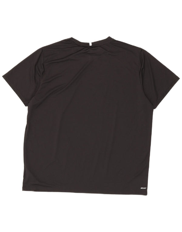 New Balance T-Shirt Homme Haut 2XL Noir Polyester