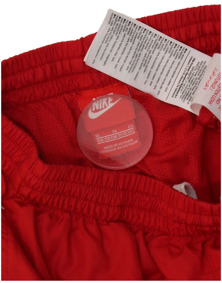 Nike Short de sport graphique pour garçon 13-14 ans XL Rouge Polyester