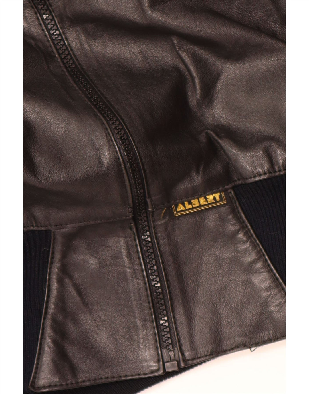 Veste en cuir Albert pour femme UK 16 Large Marron