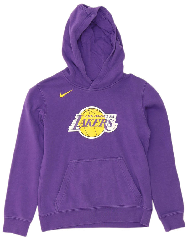 NIKE Pull à capuche Los Angeles Lakers pour garçon 10-11 ans Violet moyen