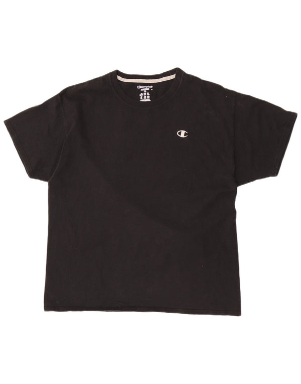 Champion T-Shirt Homme Top XL Noir Coton