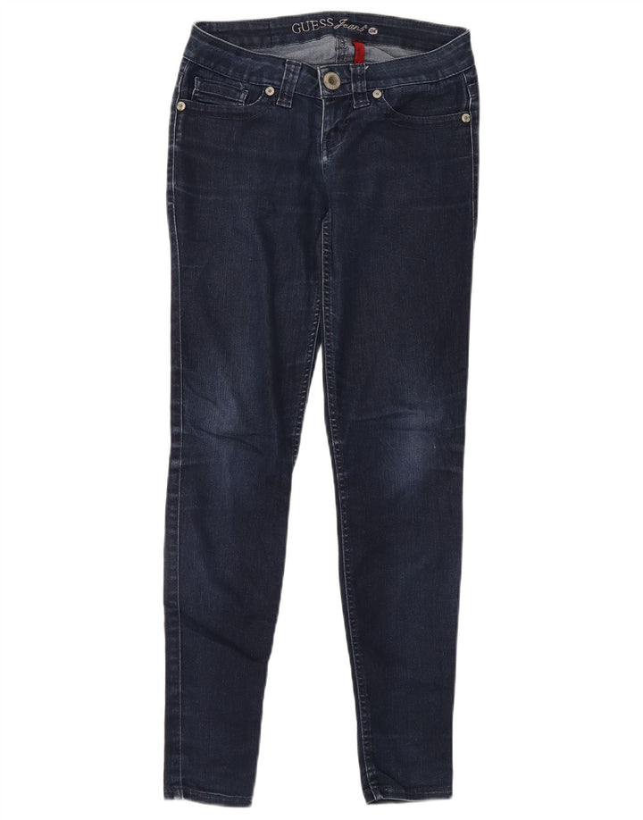 Guess Jean Skinny Femme W28 L30 Bleu Marine Coton