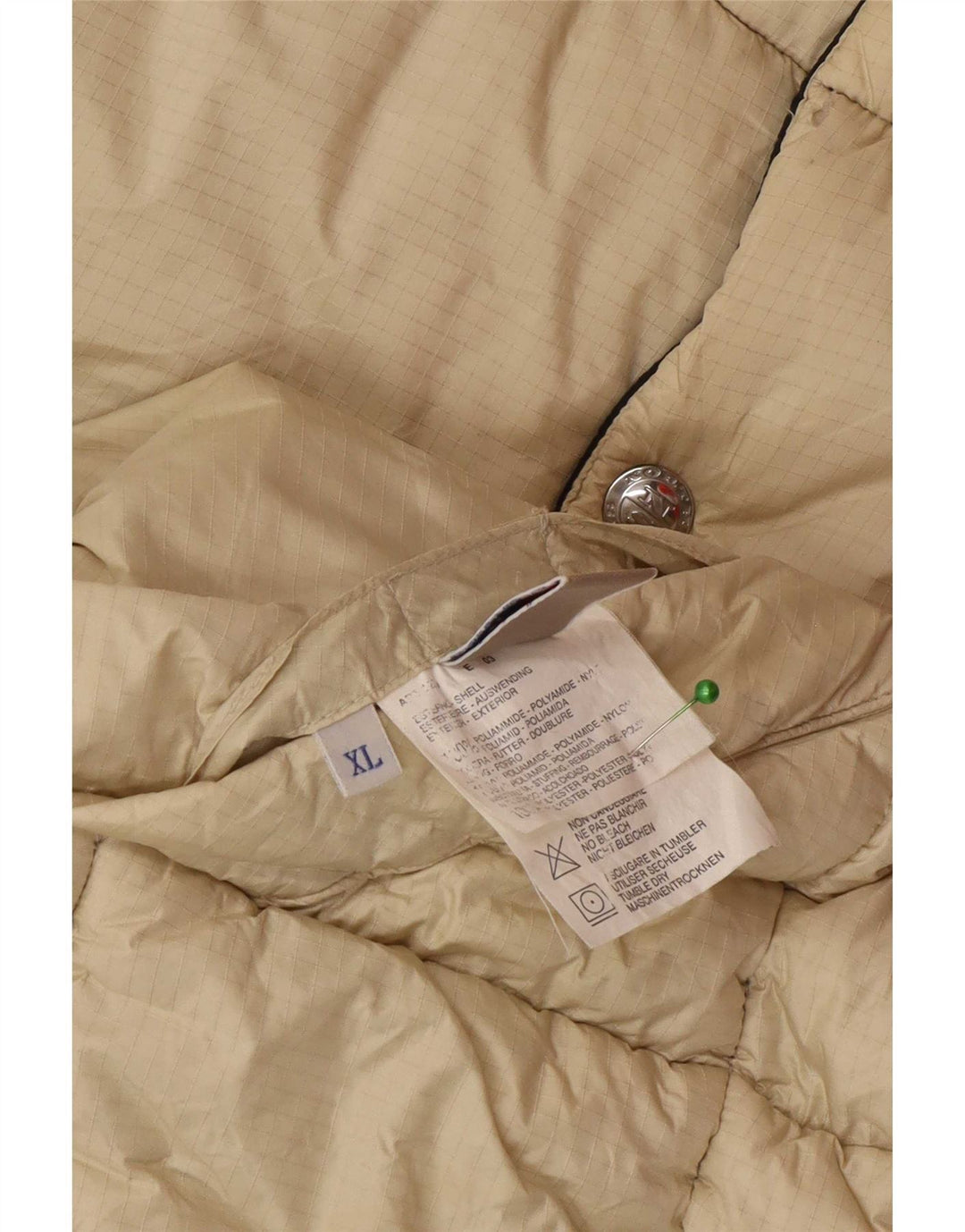 North Sails Gilet rembourré réversible pour homme UK 42 XL Noir Polyamide