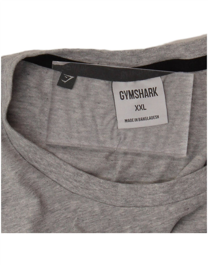 GYMSHARK Débardeur Graphique Homme 2XL Gris