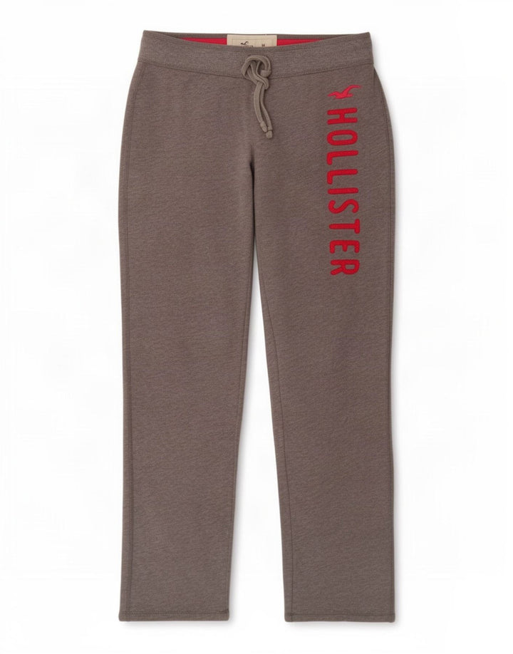 Hollister Pantalon de survêtement graphique pour femme UK 14 Gris moyen
